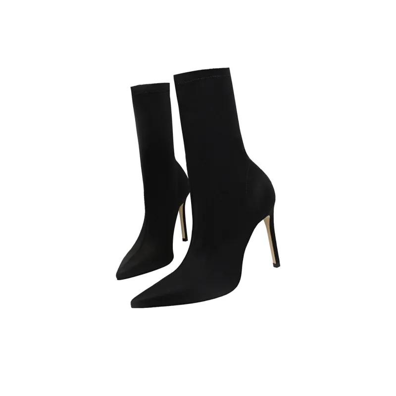 QITUMAUL Ankle Boots 10cm Women's-2