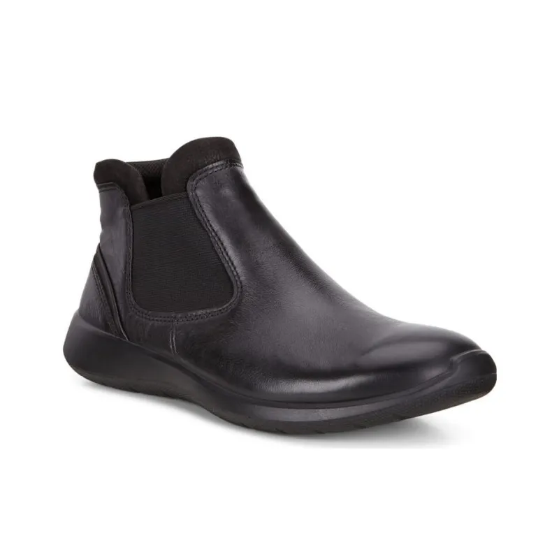 Ecco Soft Cool Ankle-Length Chelsea Boots Women's Black-1