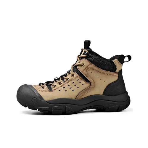 TOMAY Non slip Wear resistant Shock Absorption Short Outdoor Boots Men's