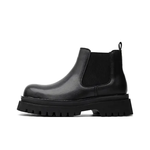 ZUWUDONG Chelsea Boots Men's Black