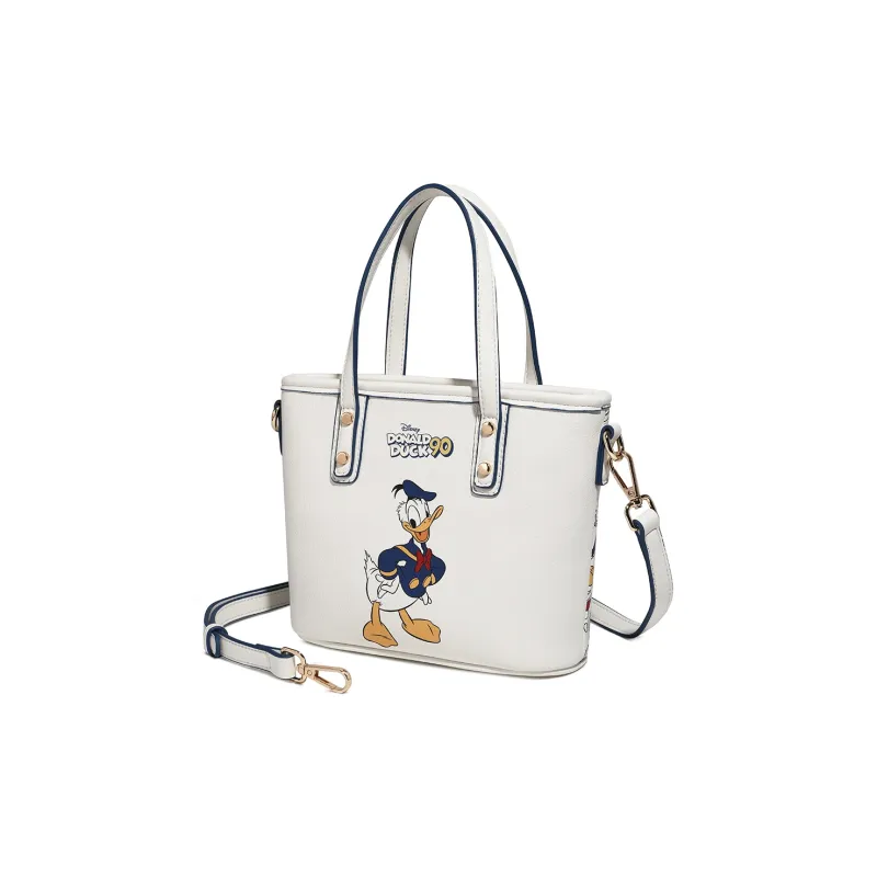 Disney Donald Duck Series PU Crossbody Bag, Shoulder Bag, Handbag Regular Women's White-1