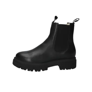 BLACKSTONE SMILLA MID Short Chelsea Boots 4cm Women's Black