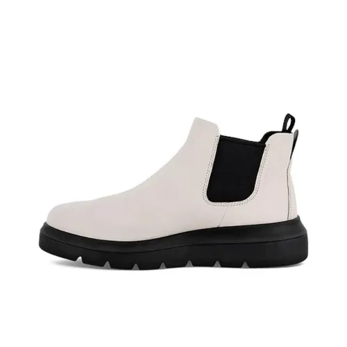 Ecco Trendy Collection Short Chelsea Boots Women's Beige
