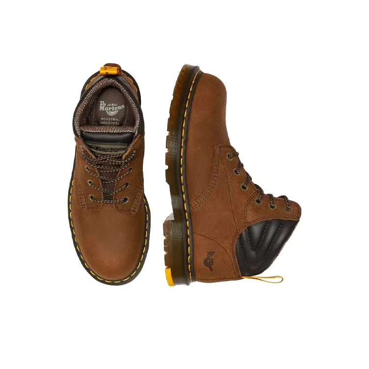Dr.Martens Hynine Safety Toe Work Boots 'Brown'-2