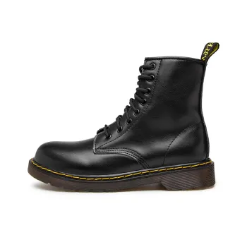 BIANSULONG Knee High Martin Boot Low Heel