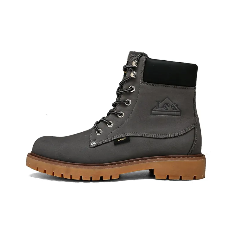 Lee Yellow Boots Short Martin Boot Unisex-10