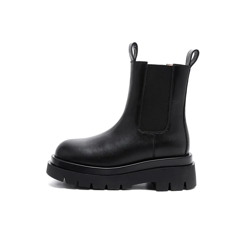 MALEMONKEY Chelsea Boots Women's Black-0