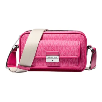 MICHAEL KORS Bradshaw Coated Canvas Camera Bag, Crossbody Bag Extra Small Women's Dragon Fruit