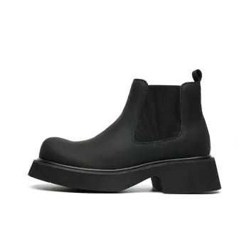 Seasonal Products Short Chelsea Boots Men's Black