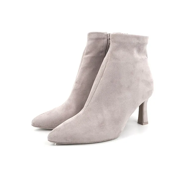 RANDA Cotton Ankle Boots 7.5cm Women's-5