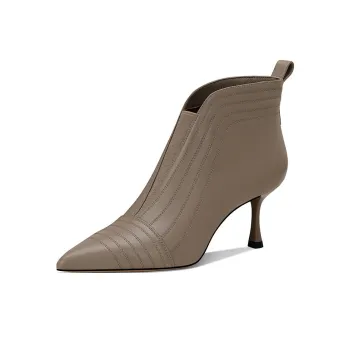 JESSICA SOPHIA Ankle Boots 6.5cm Women's Warm Gray