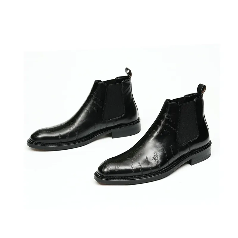 ASTON M.JAZZ Short Chelsea Boots Men's-10