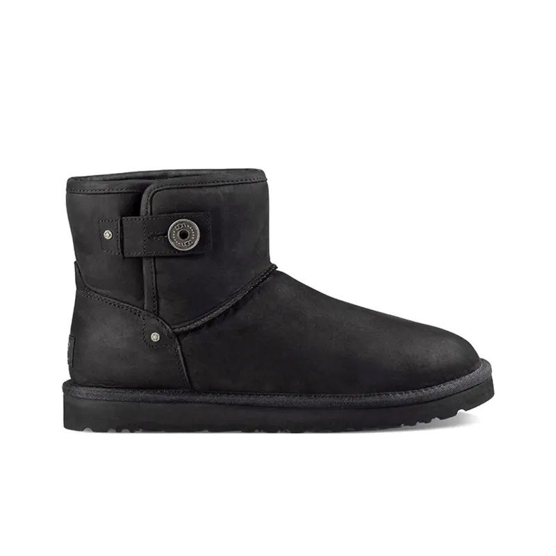 UGG M Beni Fleece Lined Snow Boots Black-1