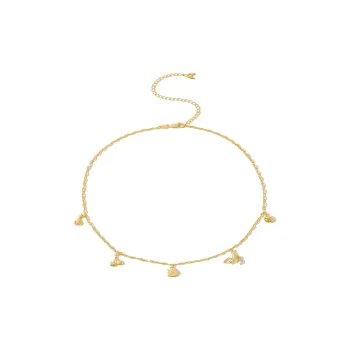 ALFIR Family 925 Sterling Silver Thick Gold Plated Necklaces Unisex