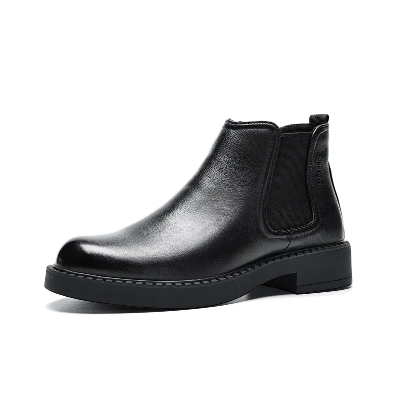 C°BANNER Short Chelsea Boots Men's Black-2