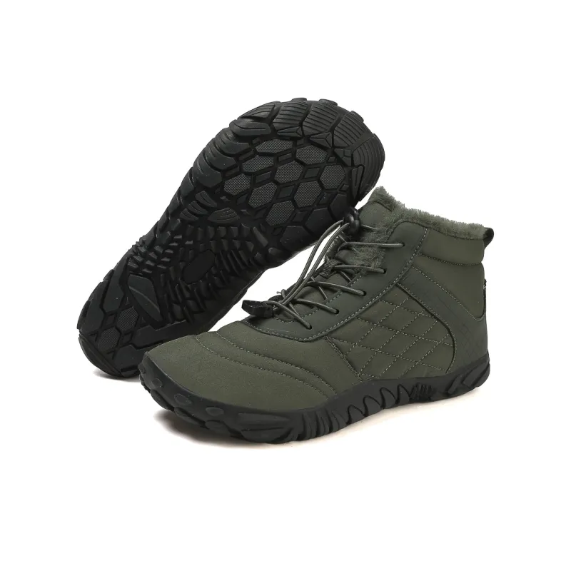 MUSNODO Thermal Waterproof Cushioning Short Snow Boots Men's-21