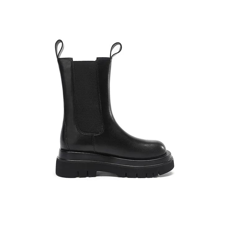 DAPHNE Short Chelsea Boots Women's Black-1