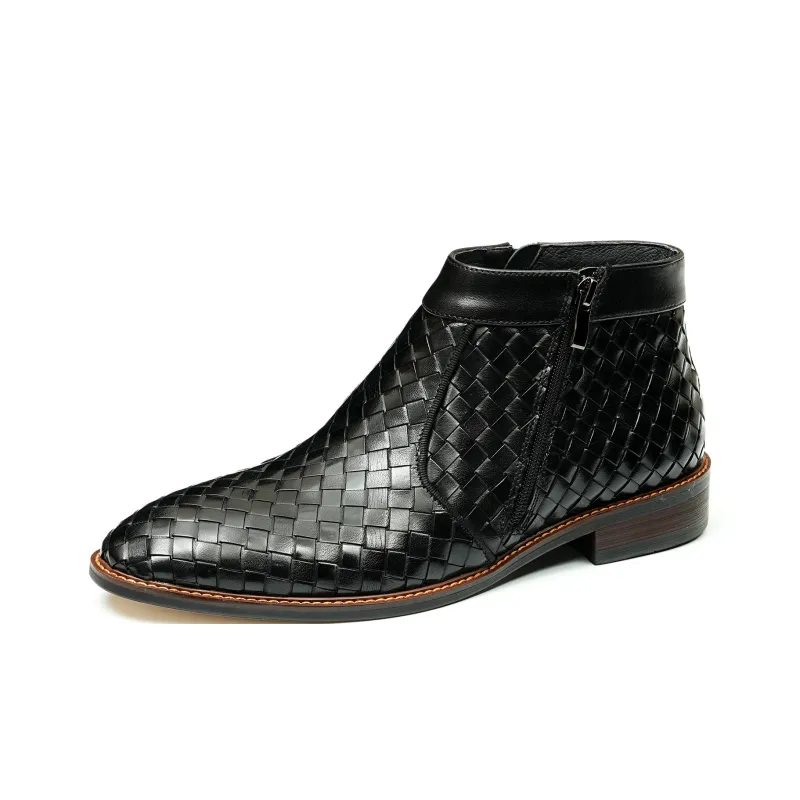 ASTON M.JAZZ Ankle Boots 3cm Men's-1