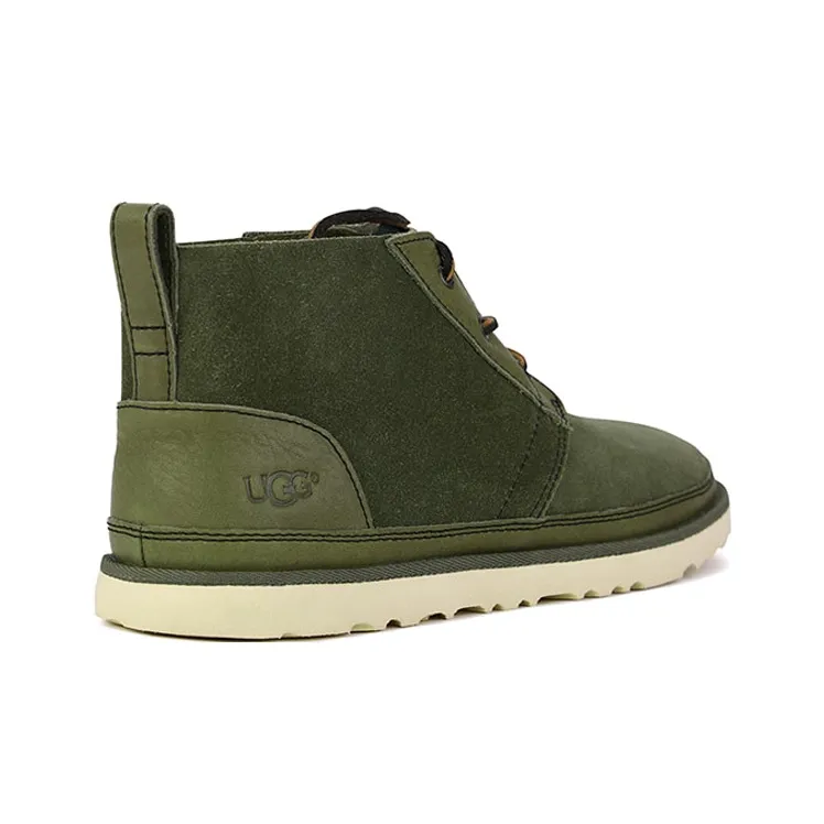 UGG Neumel Unlined Leather Boot 'Moss Green'-4