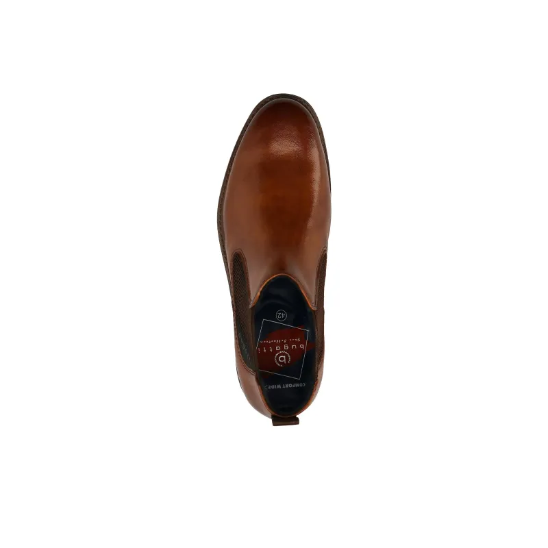 Bugatti Short Chelsea Boots Men's Brown-2