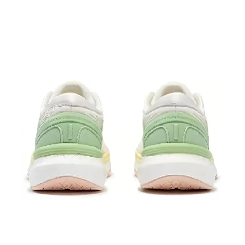 361° Spire 2 Cushioning And Breathable Low Top Training Running Shoes Women's White Green Yellow-2