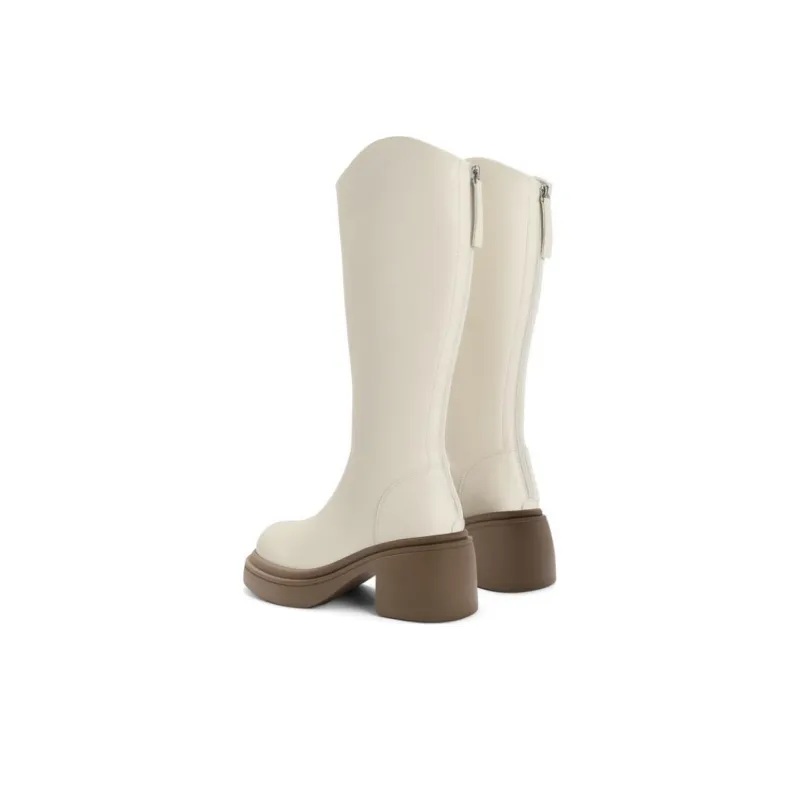 BELLE Knee-high Boots 6.5cm Women's Black-6
