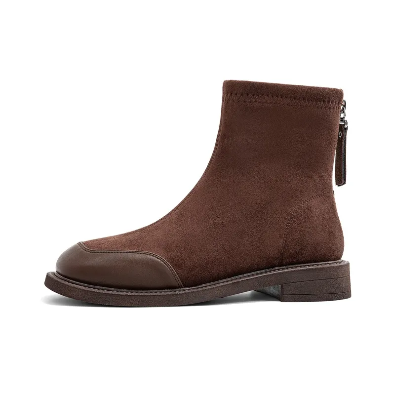 OMS Ankle Boots Women's Black/Brown-5