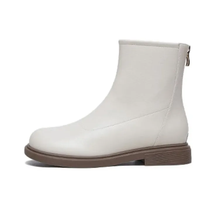 CAMEL Ankle Boots Medium Heel 3 5CM Women's-0