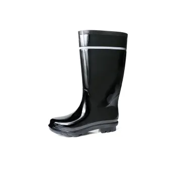 Strongman Waterproof And Wear resistant Rain Boots Men's Black