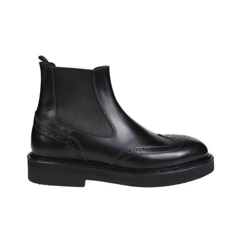 PREMIATA Short Chelsea Boots Men's Black-1