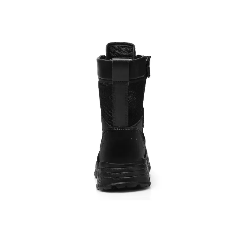 Strongman 3515 Breathable And Wear resistant 17cm Outdoor Boots Men's Black-2