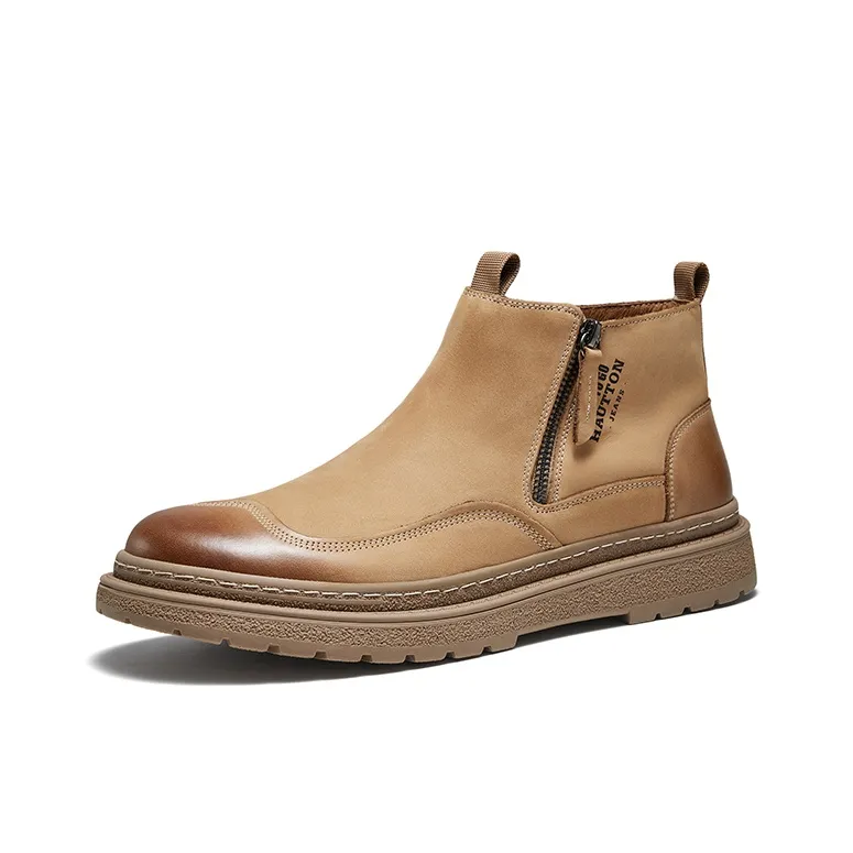 Hautton Jeans Short Chelsea Boots Men's-0