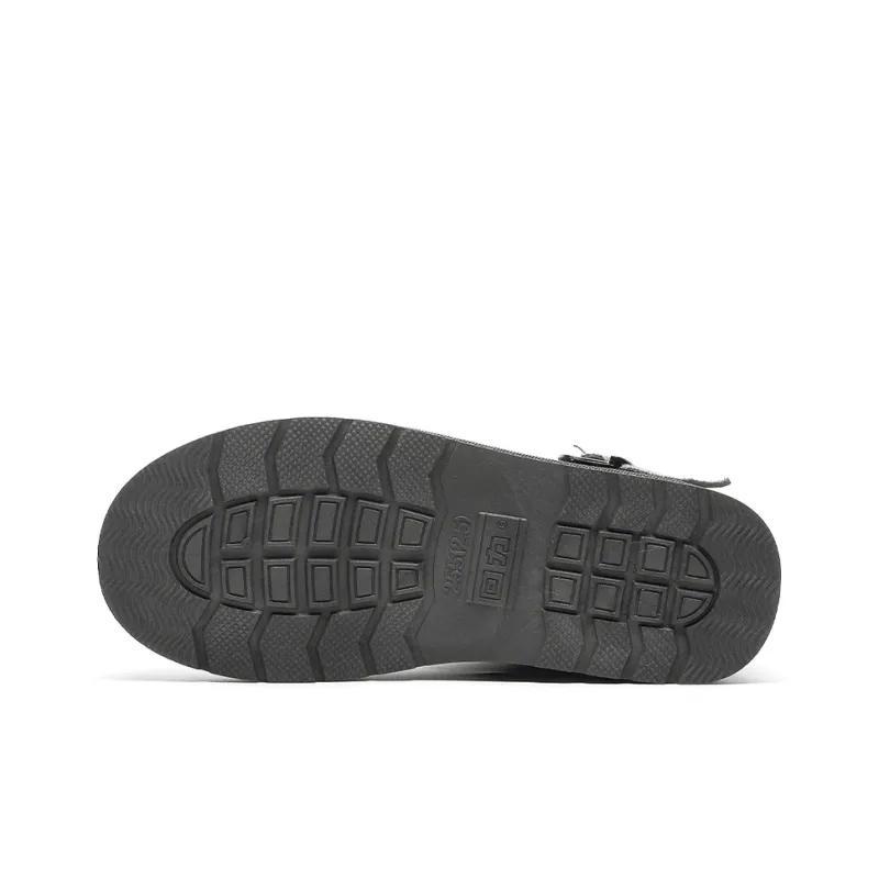 Warrior Warm And Wear Resistant Short Snow Boots Men's Dark Gray-5