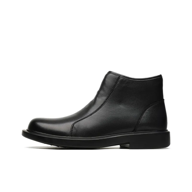 YEDANI Ankle Boots Men Black/Brown-0
