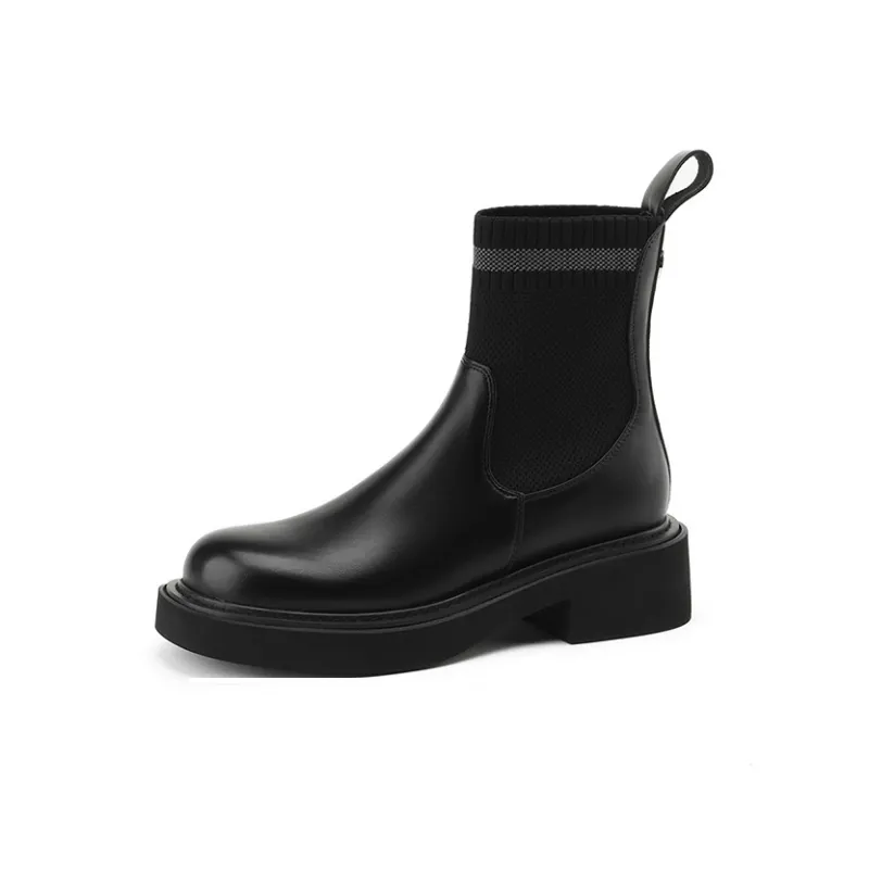 DAPHNE Short Chelsea Boots 4.5cm Women's-0