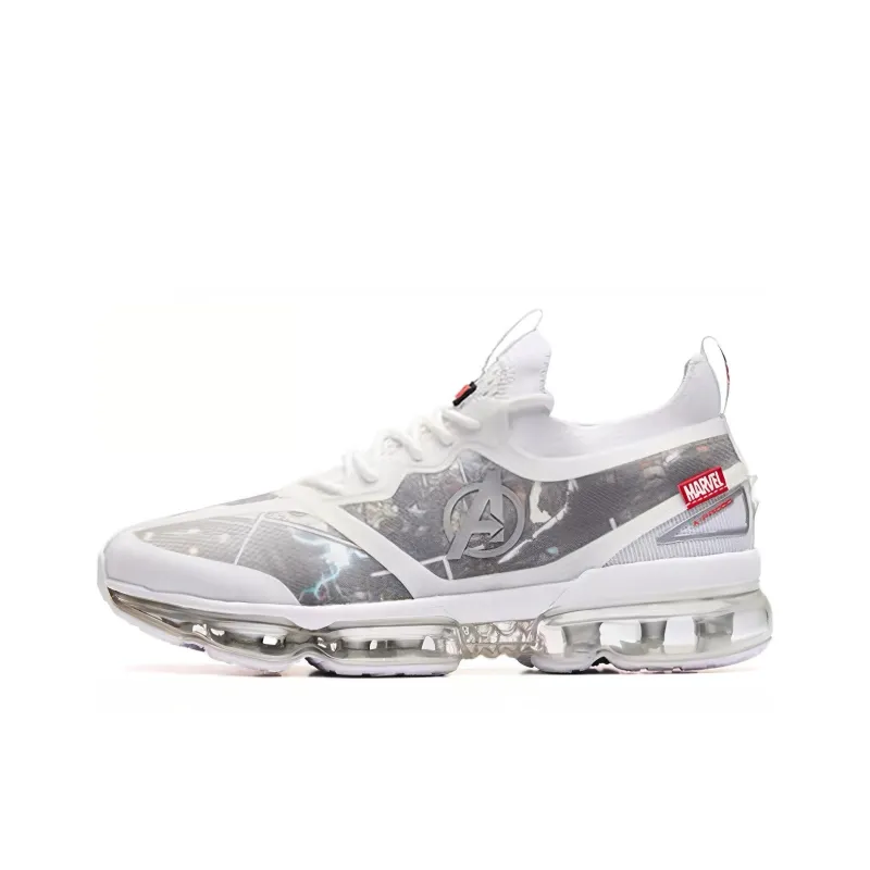 MARVEL x Anta SEEED Cushioning, Slip Resistant, And Abrasion Resistant Low Top Running Shoes Men's White-0