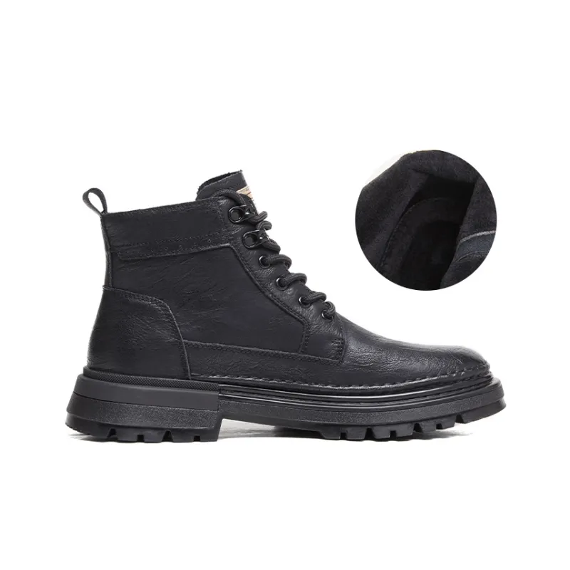 CAMEL Martin Boots Men Khaki/Black-7