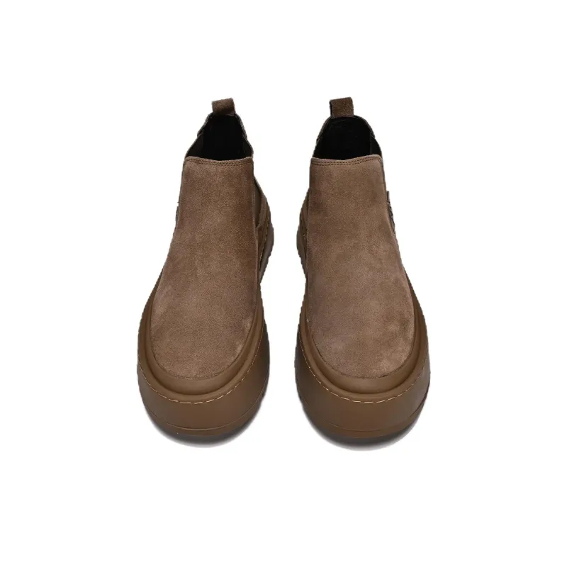 Crocodile Short Chelsea Boots Men's-9