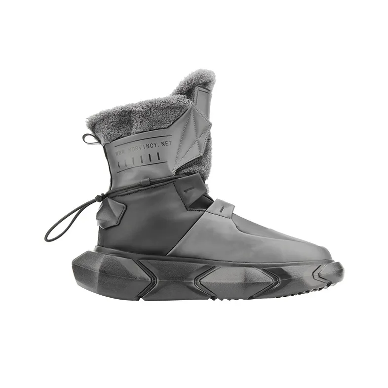 NORVINCY Snow Boots Unisex Iron Gray-1