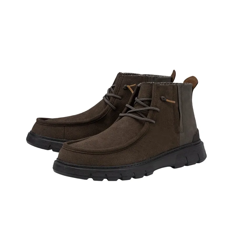 Heydude Ankle Boots Men Dark Umber-1