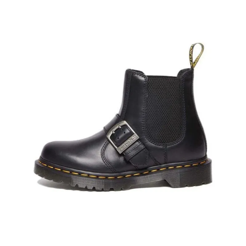 Dr. Martens Dr.Martens 2976 Buckle Pull Up Leather Chelsea Boots 'Black Pull Up' Women's-0