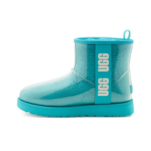 UGG CLASSIC CLEAR MINI Warm Short Snow Boots Women's Aqua Green