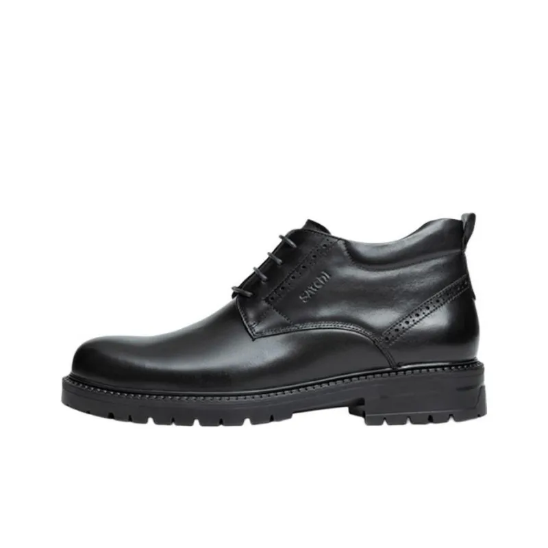 Satchi Ankle Boots Men Black-0