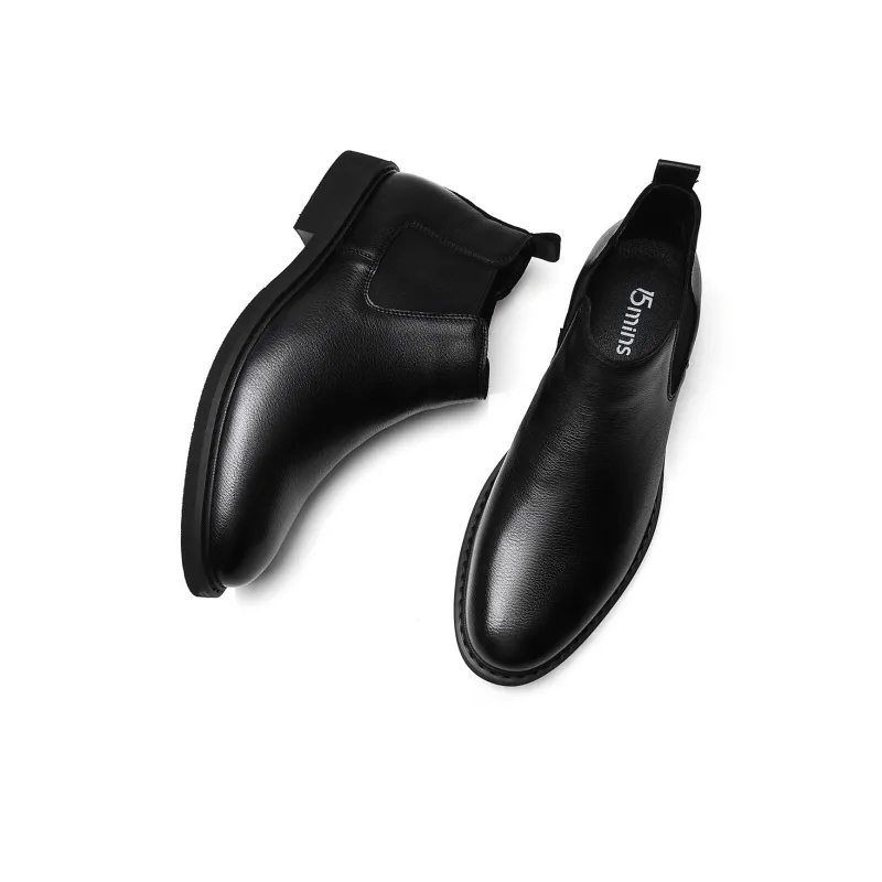 15 MINS Chelsea Boots Men's Black-2