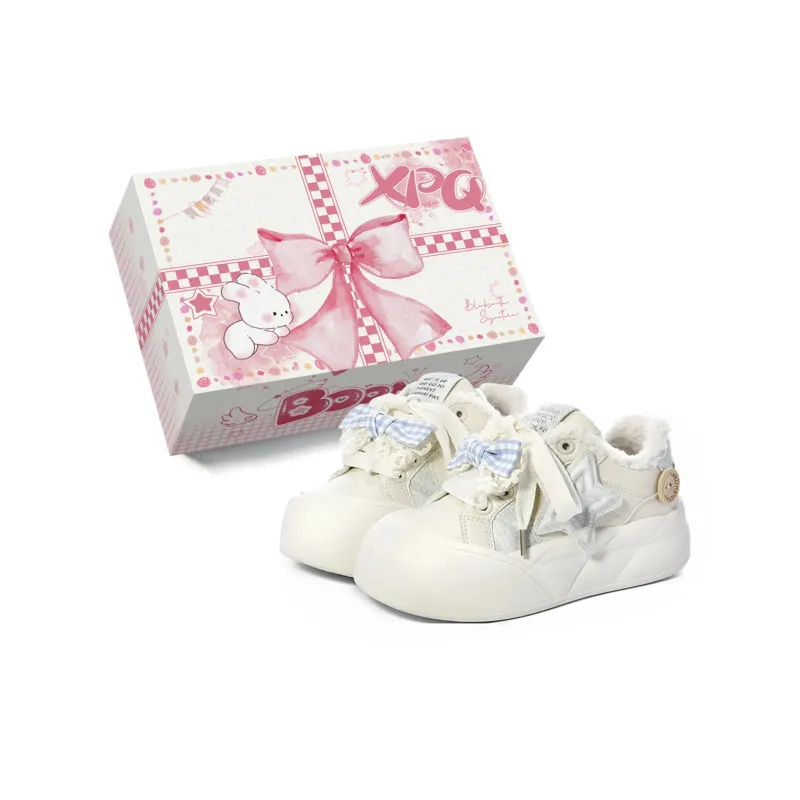 XPQ Warm Anti Slip And Wear Resistant Low Top Skateboard Shoes Women's-18