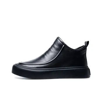 GZZ Ankle Boots Men Black