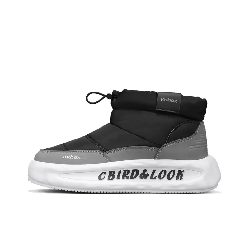 MEXICAN Warm Water Resistant Wear Resistant Slip Resistant Coverage Snow Boots Men's-5