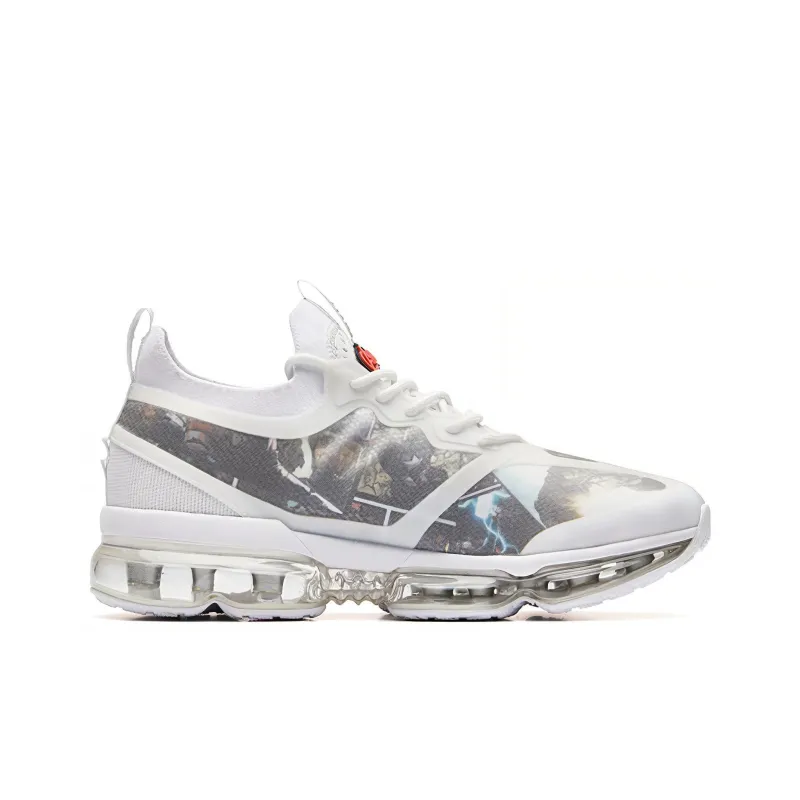 MARVEL x Anta SEEED Cushioning, Slip Resistant, And Abrasion Resistant Low Top Running Shoes Men's White-1