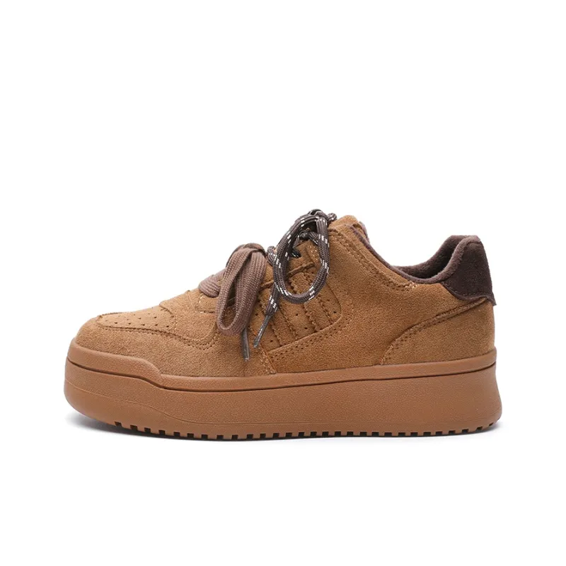 ABIDJAN Height Increasing Abrasion Resistant Low Top Skateboard Shoes Women's-5