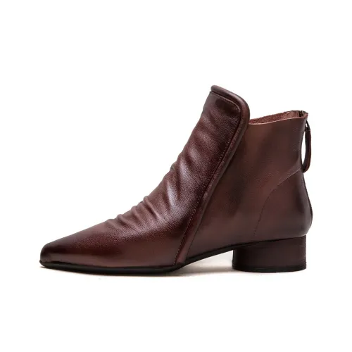 Jay Ankle Boots Women's Coffee/Black